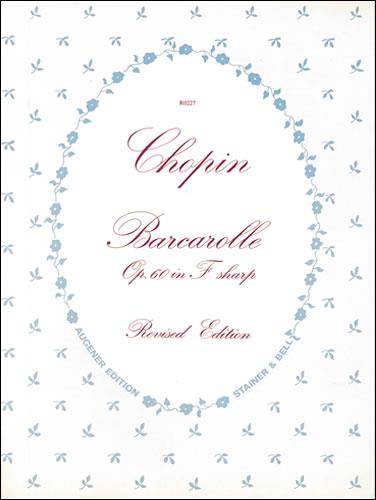 Barcarolle In F Sharp, Op. 60